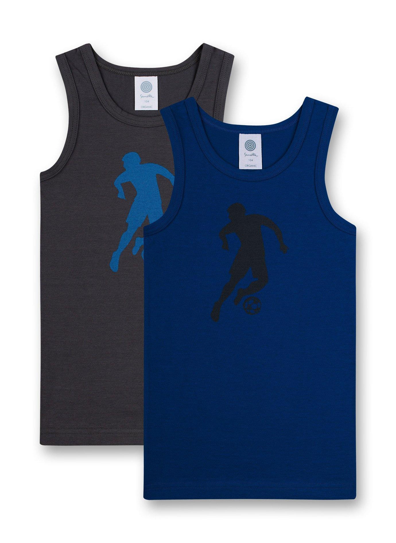 Image of Jungen-unterhemd (doppelpack) Fussball Jungen Multicolor 116