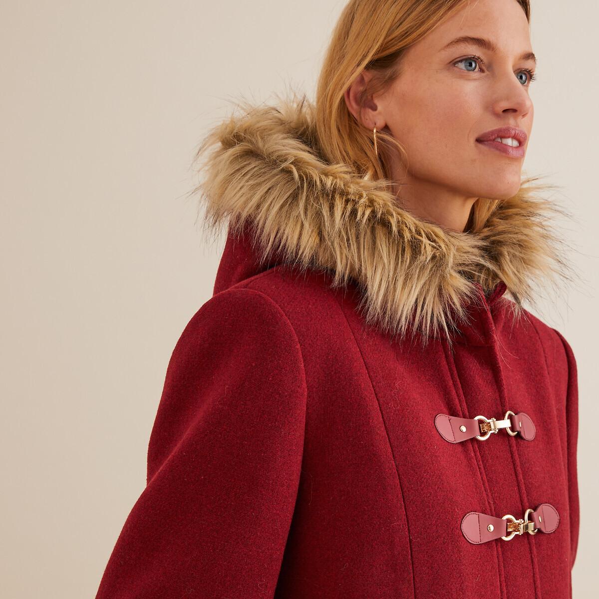 La Redoute Collections  Manteau mi-long à capuche 