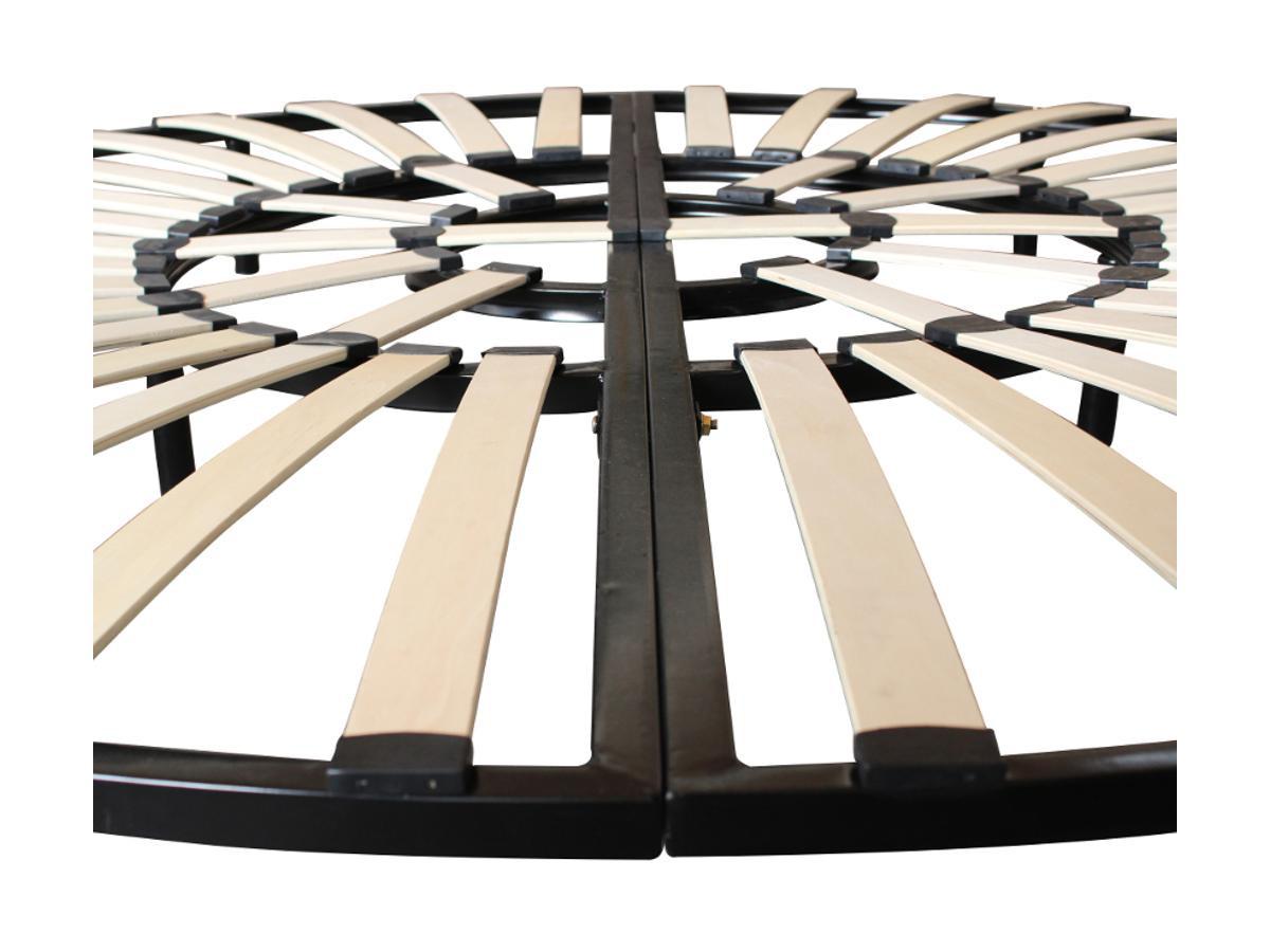 DREAMEA PLAY Sommier rond à  lattes  