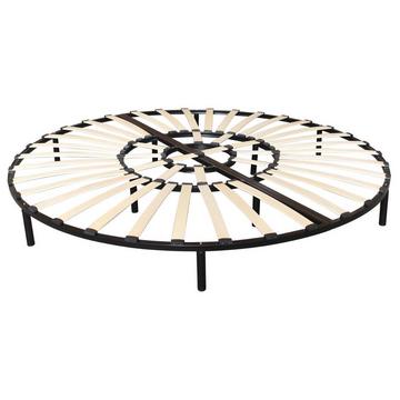 Sommier rond à  lattes