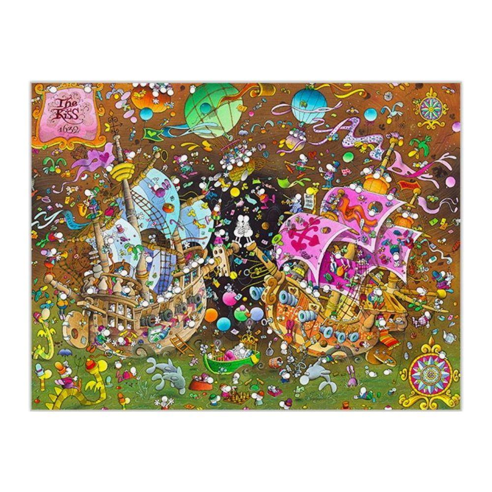 Clementoni  Puzzle Mordillo Kiss (6000Teile) 