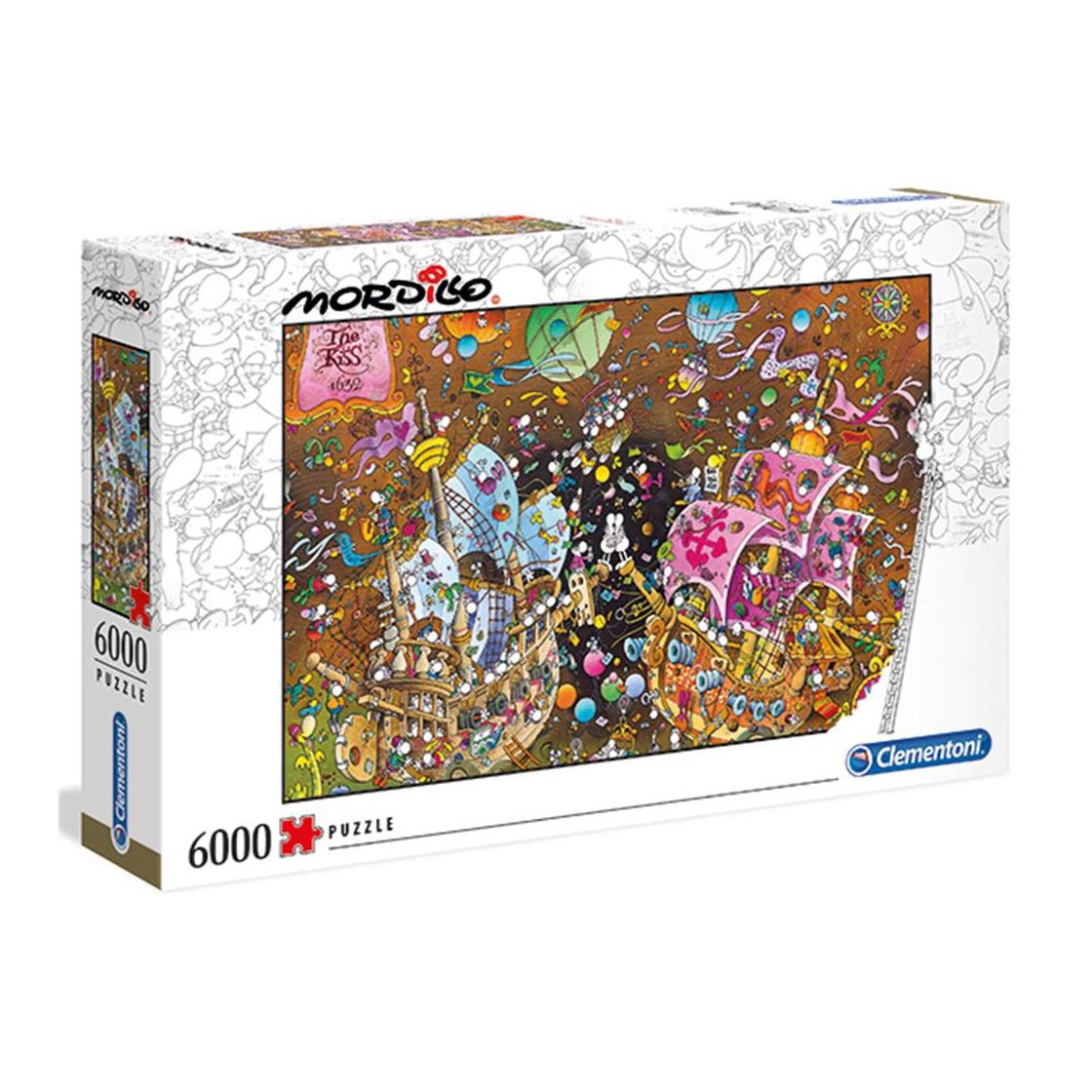 Image of Puzzle Mordillo Kiss (6000Teile)