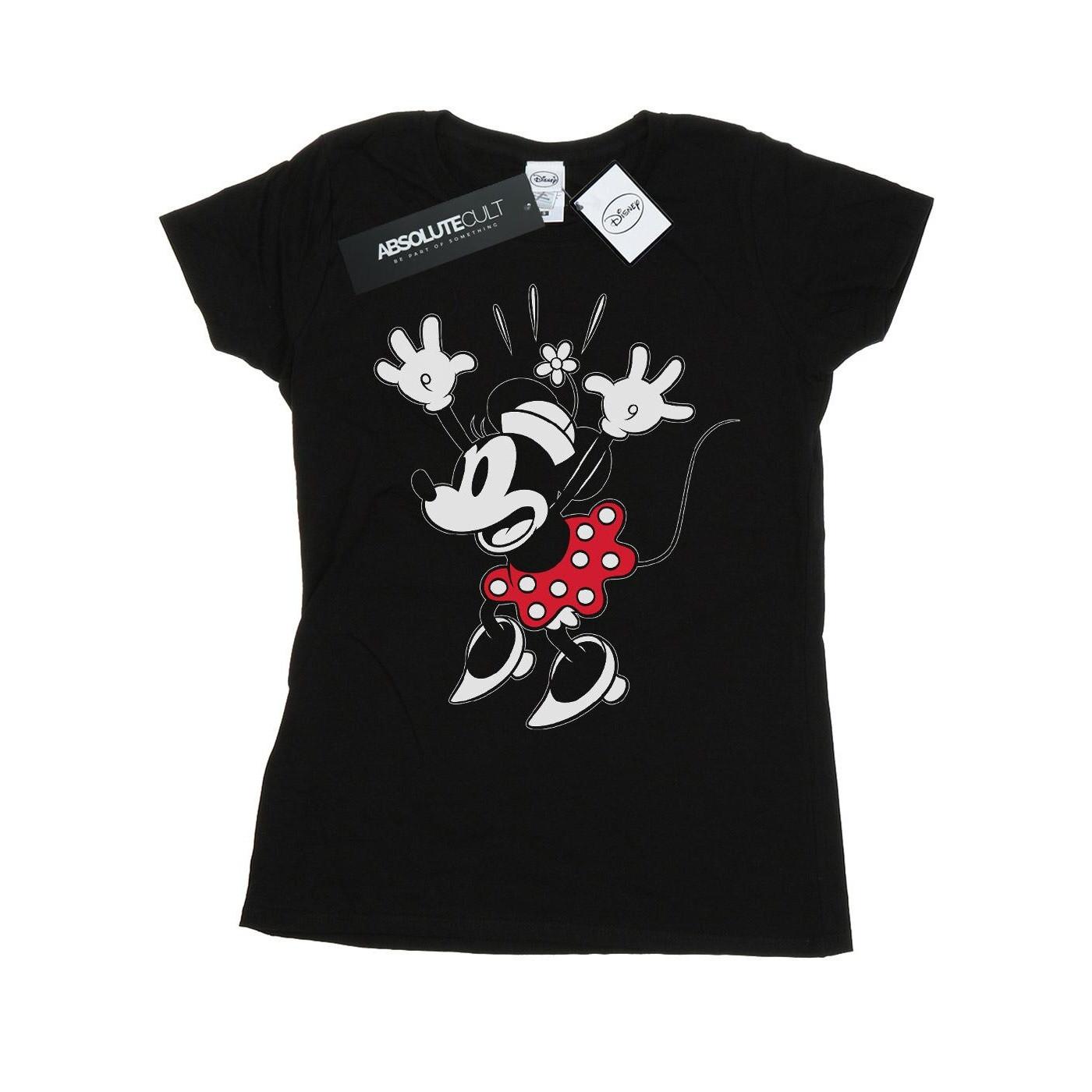 Image of Minnie Mouse Surprise Tshirt Damen Schwarz M