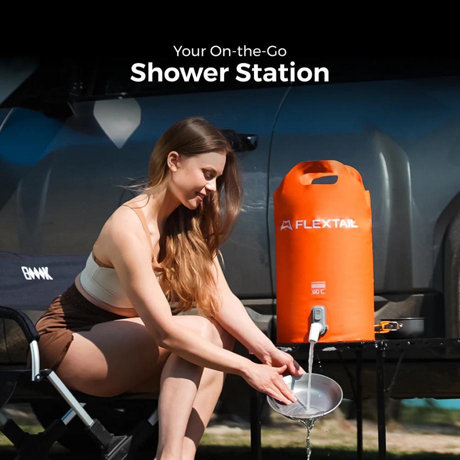 Flextail  Tiny Shower Bucket tragbare Outdoor‑Dusche 