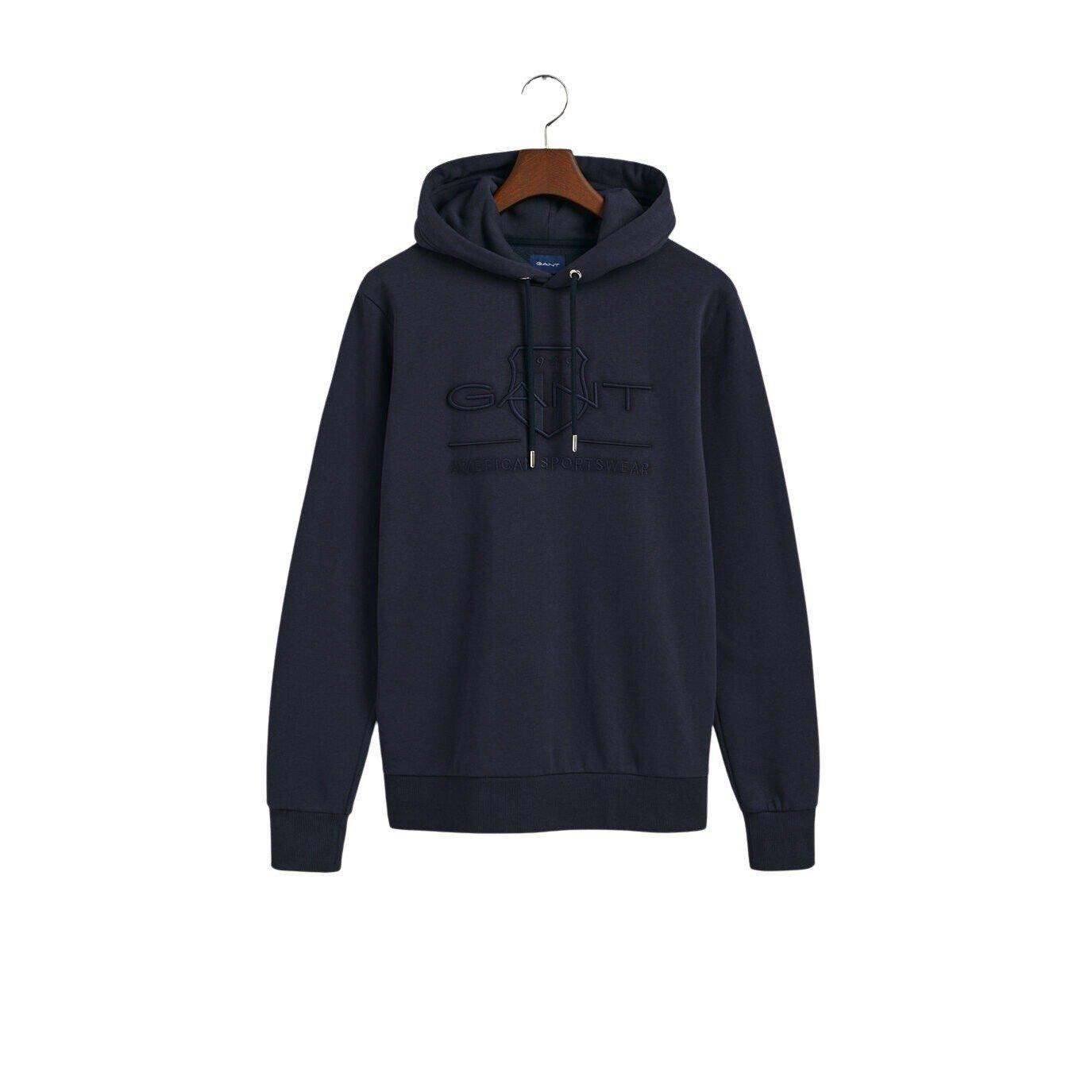 Image of Hoodie Tonal Shield Herren Blau M