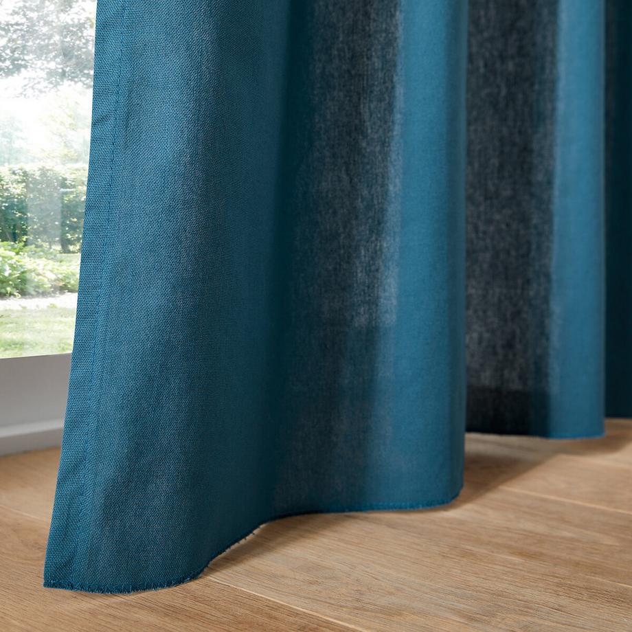 La Redoute Intérieurs  Rideau coton finition pattes cachées 