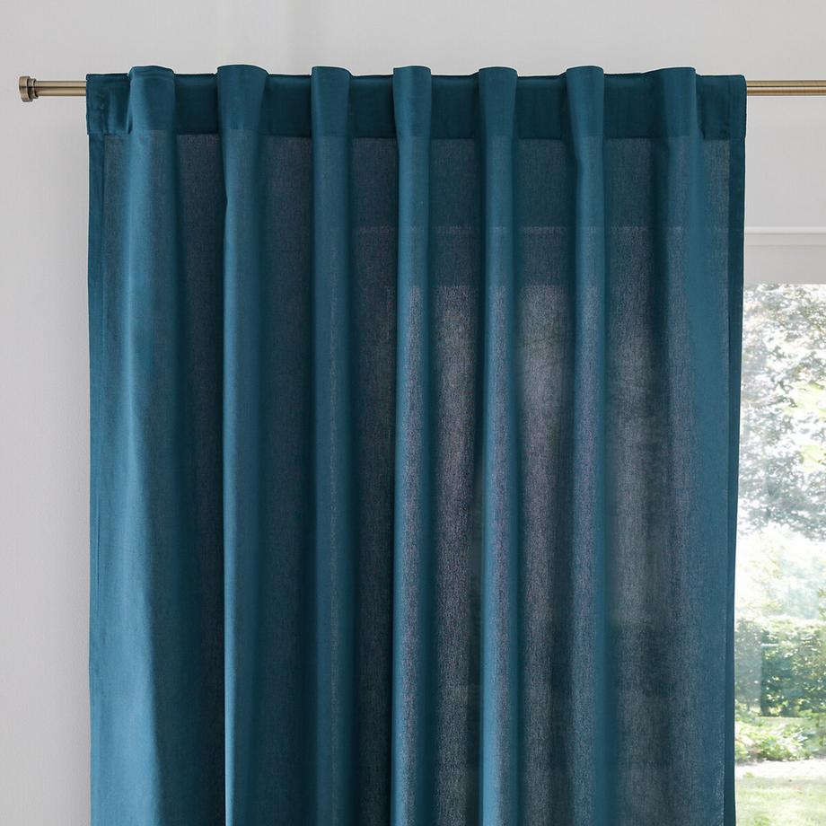 La Redoute Intérieurs  Rideau coton finition pattes cachées 