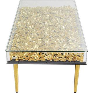 KARE Design Table basse Gold Flowers 120x60cm  