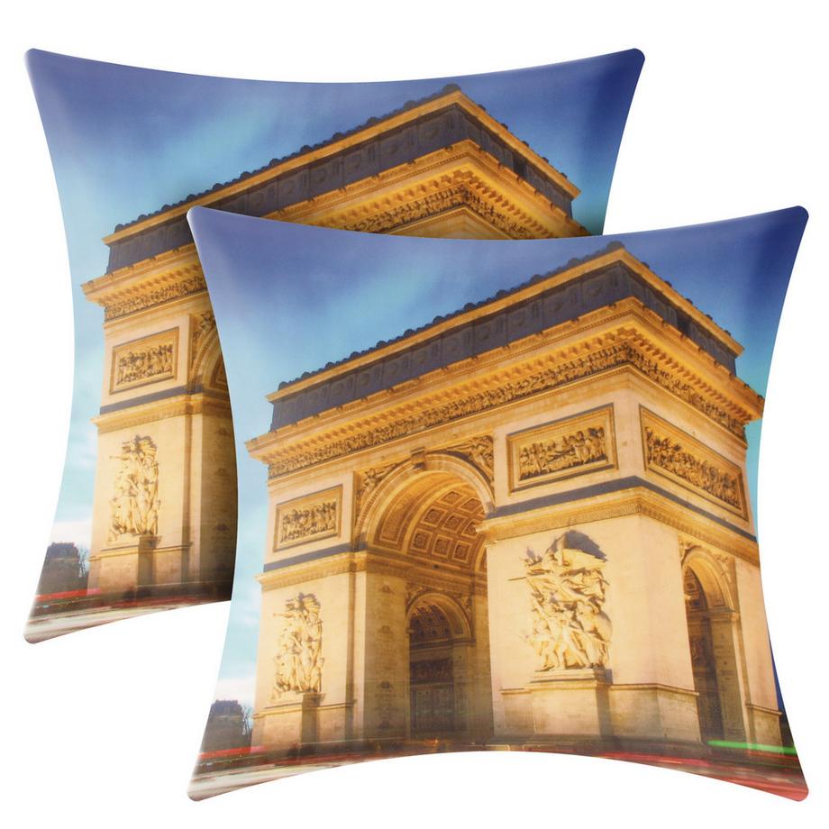 Avizar 2 Stk. Kissenbezüge Triumphbogen  