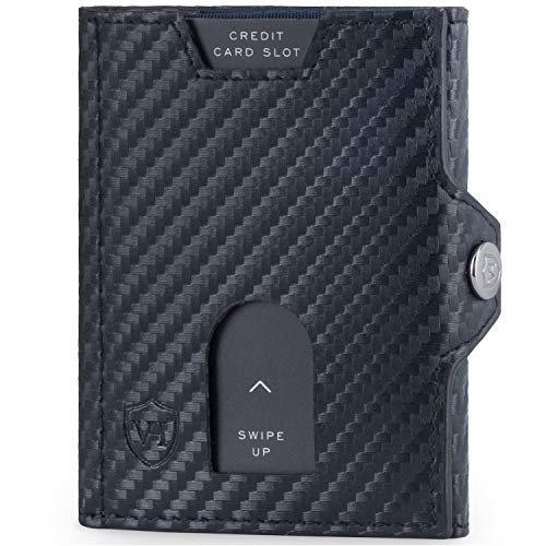 Image of Slim Wallet Mit Rfid Schutz Herren Schwarz ONE SIZE