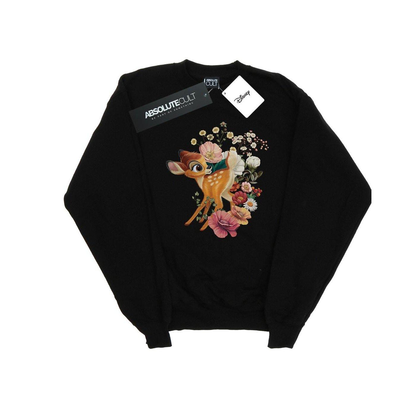 Image of Bambi Meadow Sweatshirt Unisex Schwarz 140/146
