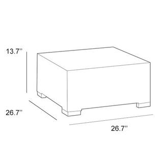 Keter Pouf d'extérieur polypropylène  