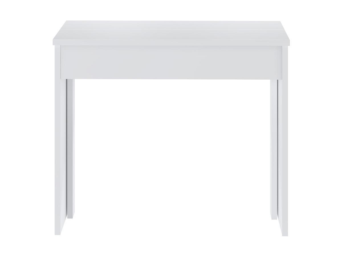 Vente-unique  Console table extensible 12 couverts - 6 rallonges - Blanc - ONEGA 