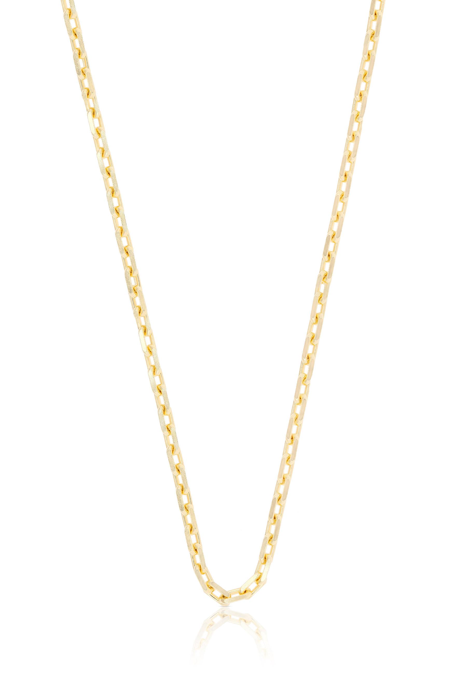 MUAU Schmuck  Collier Anker Gelbgold 750, 3mm, 45cm 