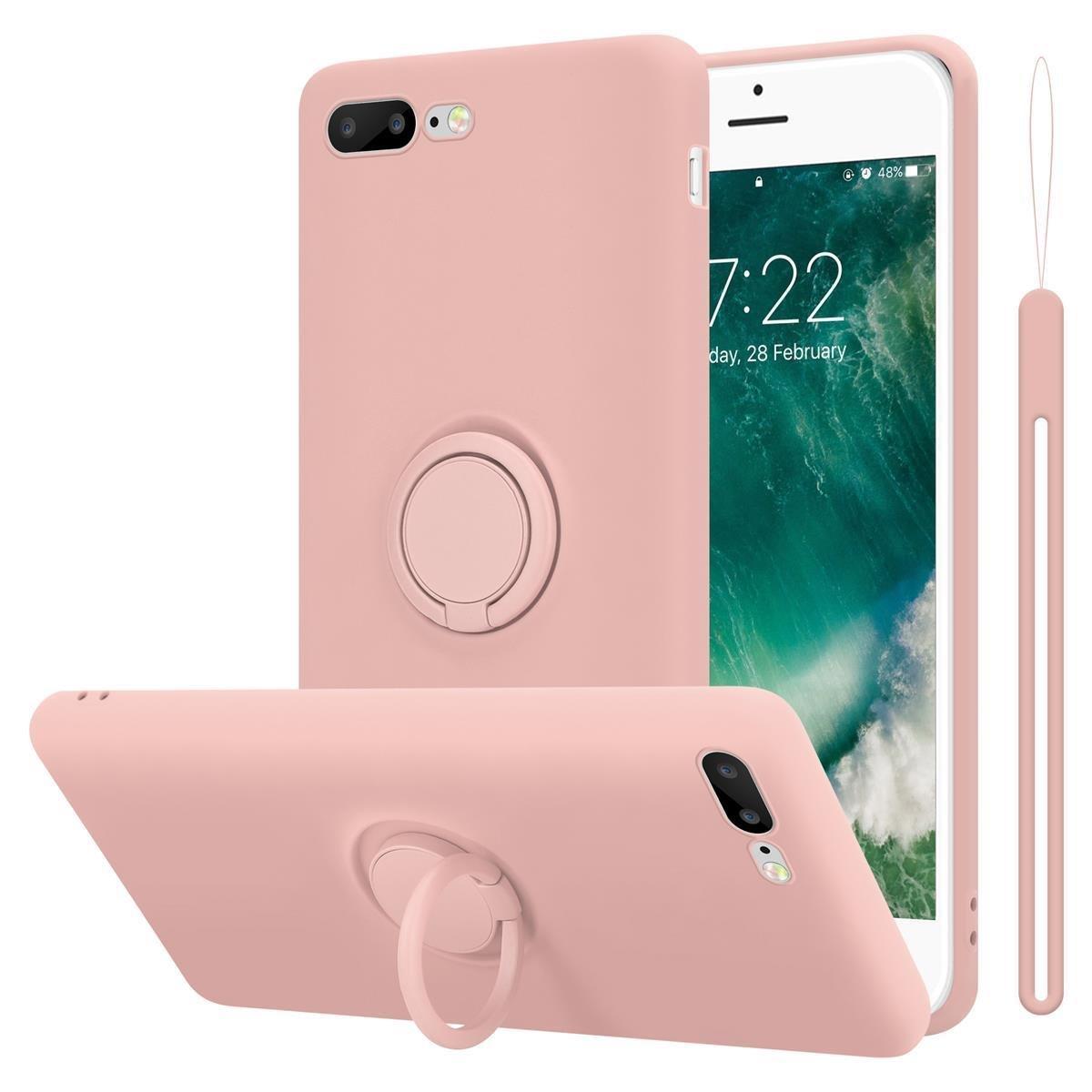 Image of Hülle für Apple iPhone 7 PLUS 7S PLUS 8 PLUS TPU Silikon mit Ring Liquid