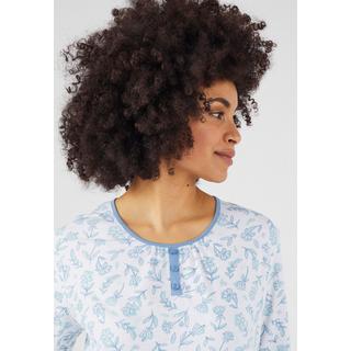 Damart  Chemise de nuit maille jersey pur coton peigné. 