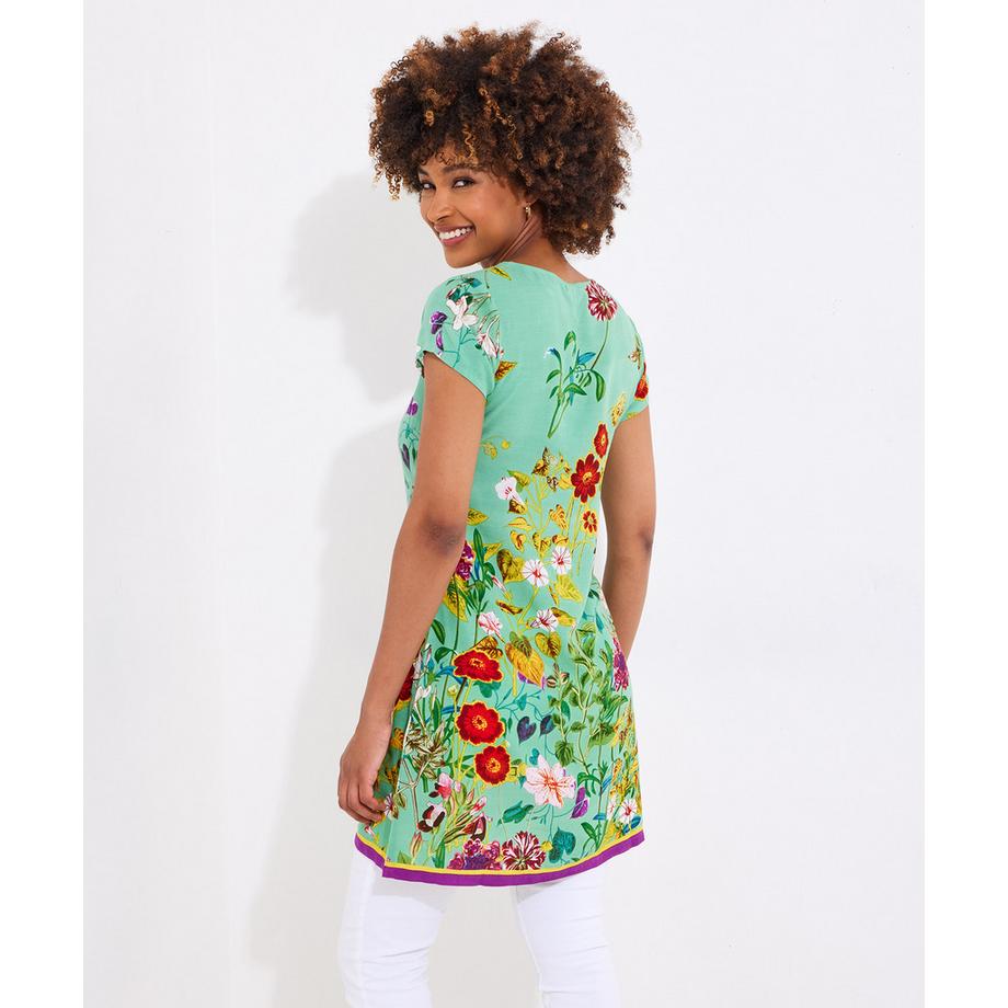 Joe Browns Florale Tunika Rundhalsausschnitt  