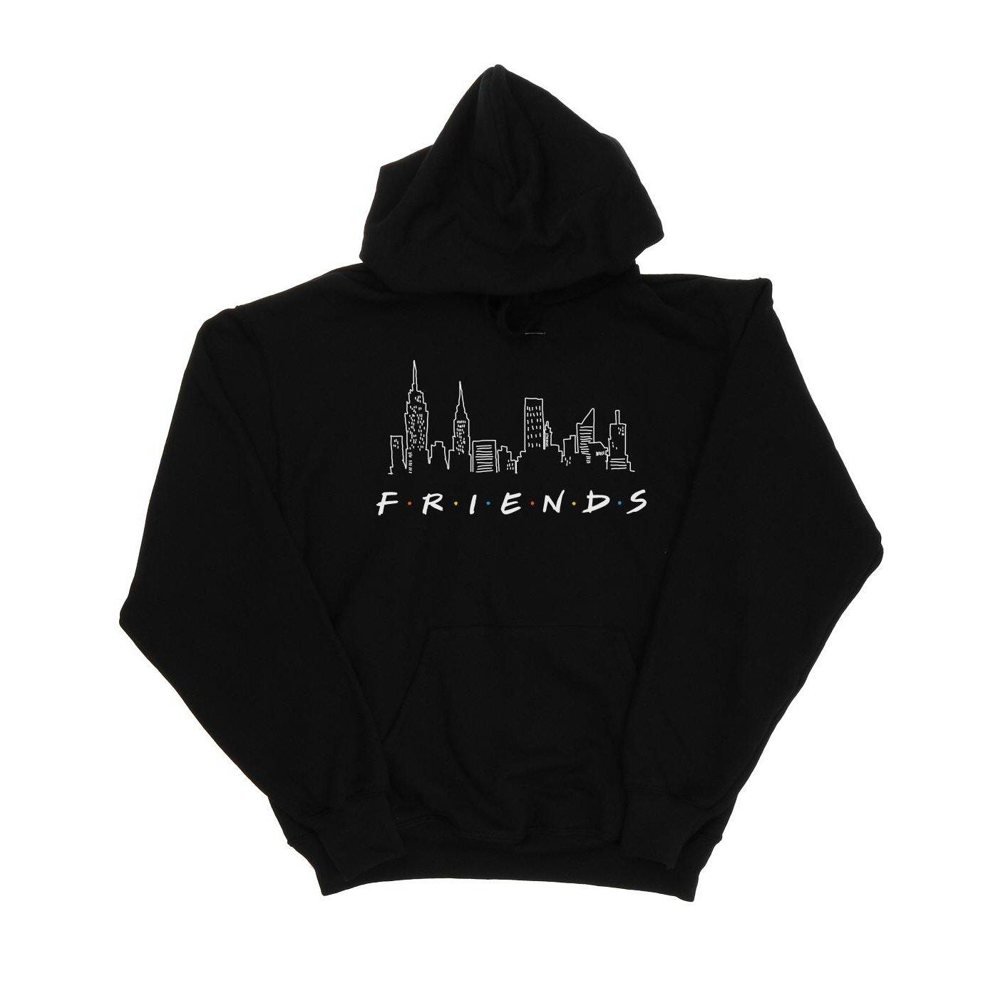 Image of Skyline Logo Kapuzenpullover Jungen Schwarz 104