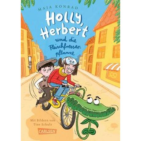 Holly, Herbert und die Fleischfresserpflanze Konrad, Maja; Schulz, Tine (Illustrationen) Gebundene Ausgabe 