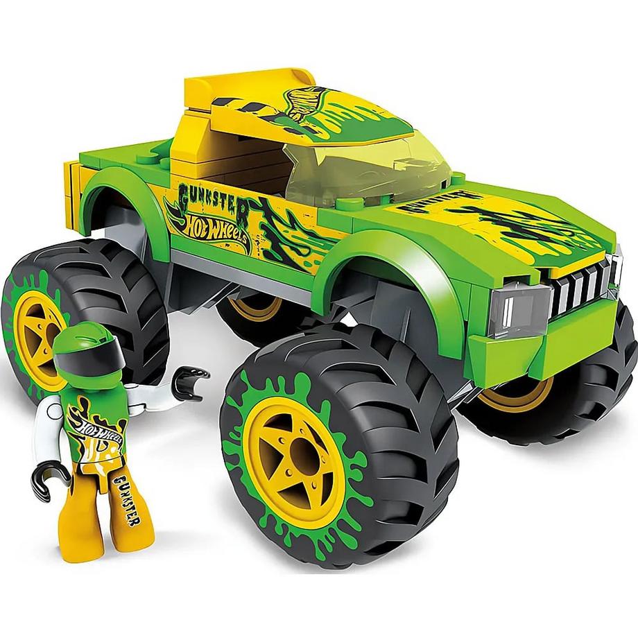 Mega Construx  Hot Wheels Monster Trucks Gunkster (69Teile) 