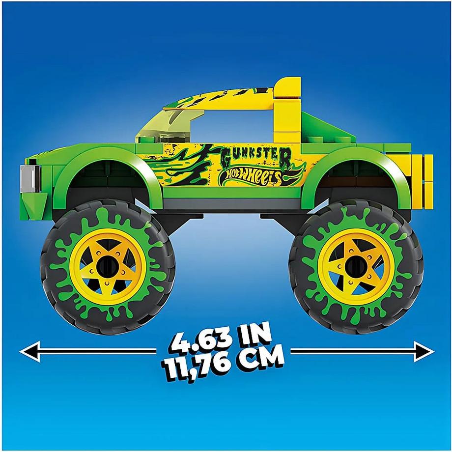 Mega Construx  Hot Wheels Monster Trucks Gunkster (69Teile) 