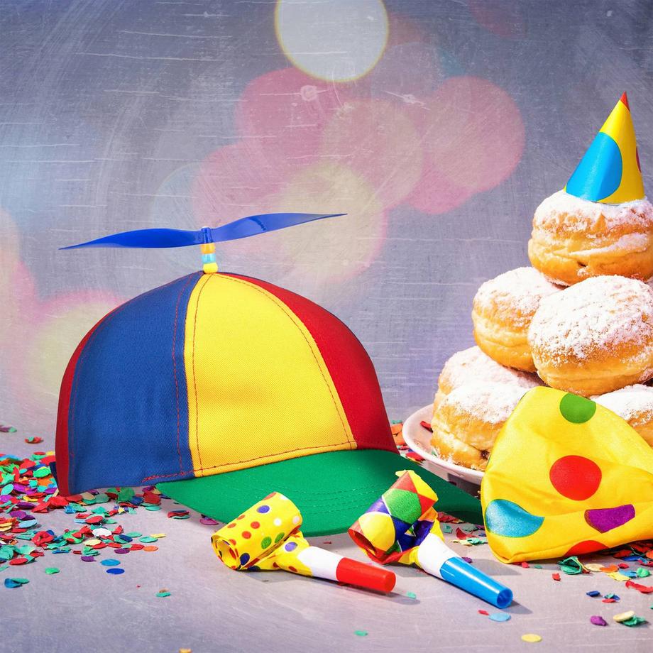 Northix  Lot de 2 chapeaux à hélice colorés 