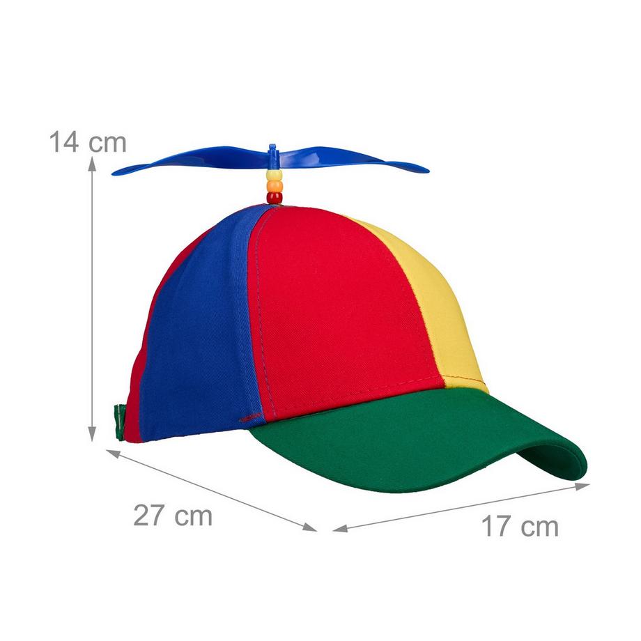 Northix  Lot de 2 chapeaux à hélice colorés 