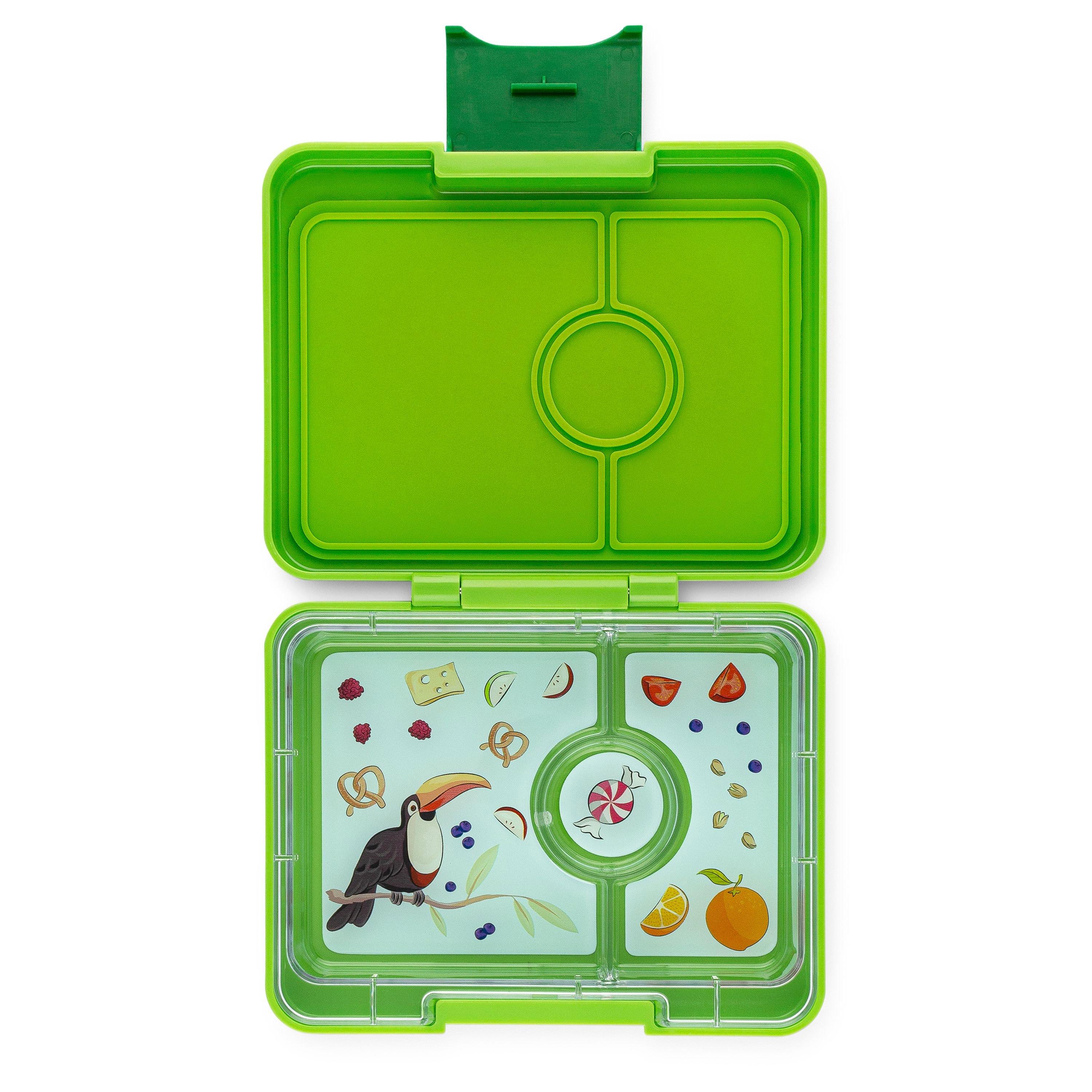 Image of Snack S Lime Green Toucan Znüni Lunch Box Snack S Lime Green Toucan Znüni Lunch Box