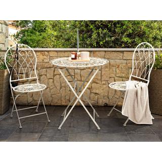 Beliani Bistro Set aus Eisen Retro STIFFE  