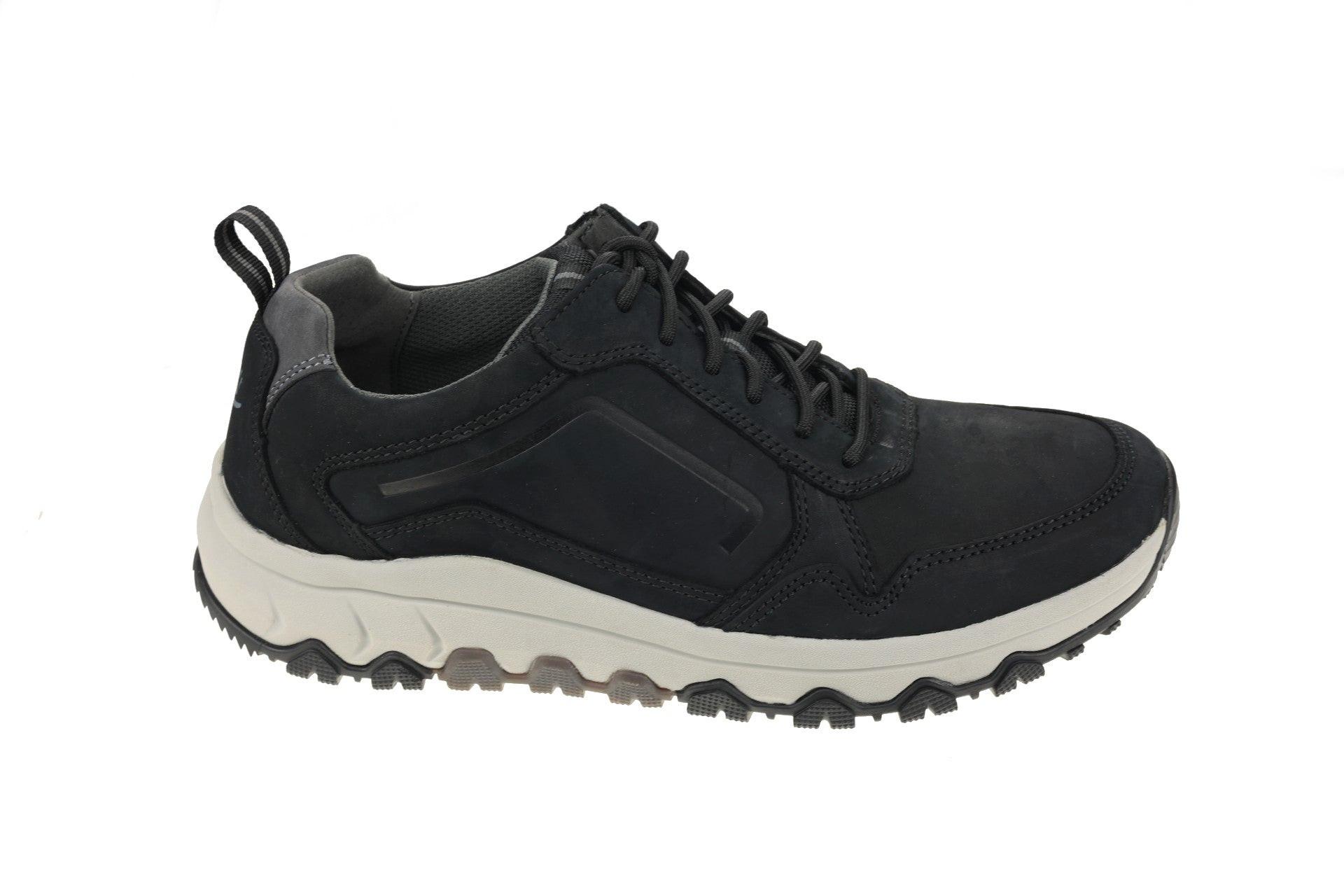Image of Nubuk Wandersneaker Herren Schwarz 41