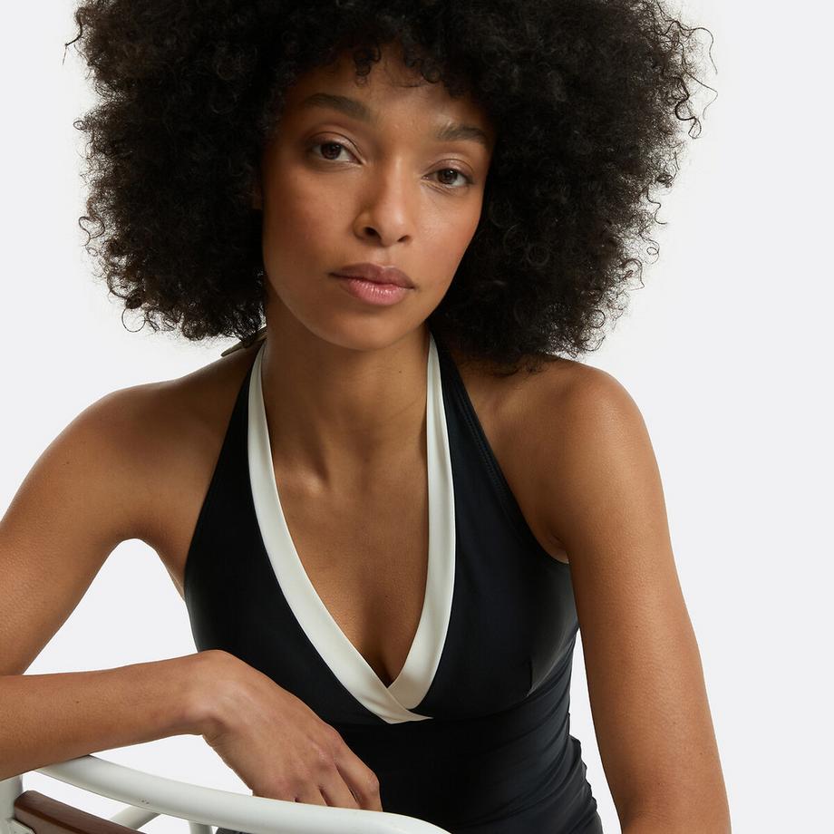 La Redoute Collections Maillot de Bain Une Pièce Halter Neck  
