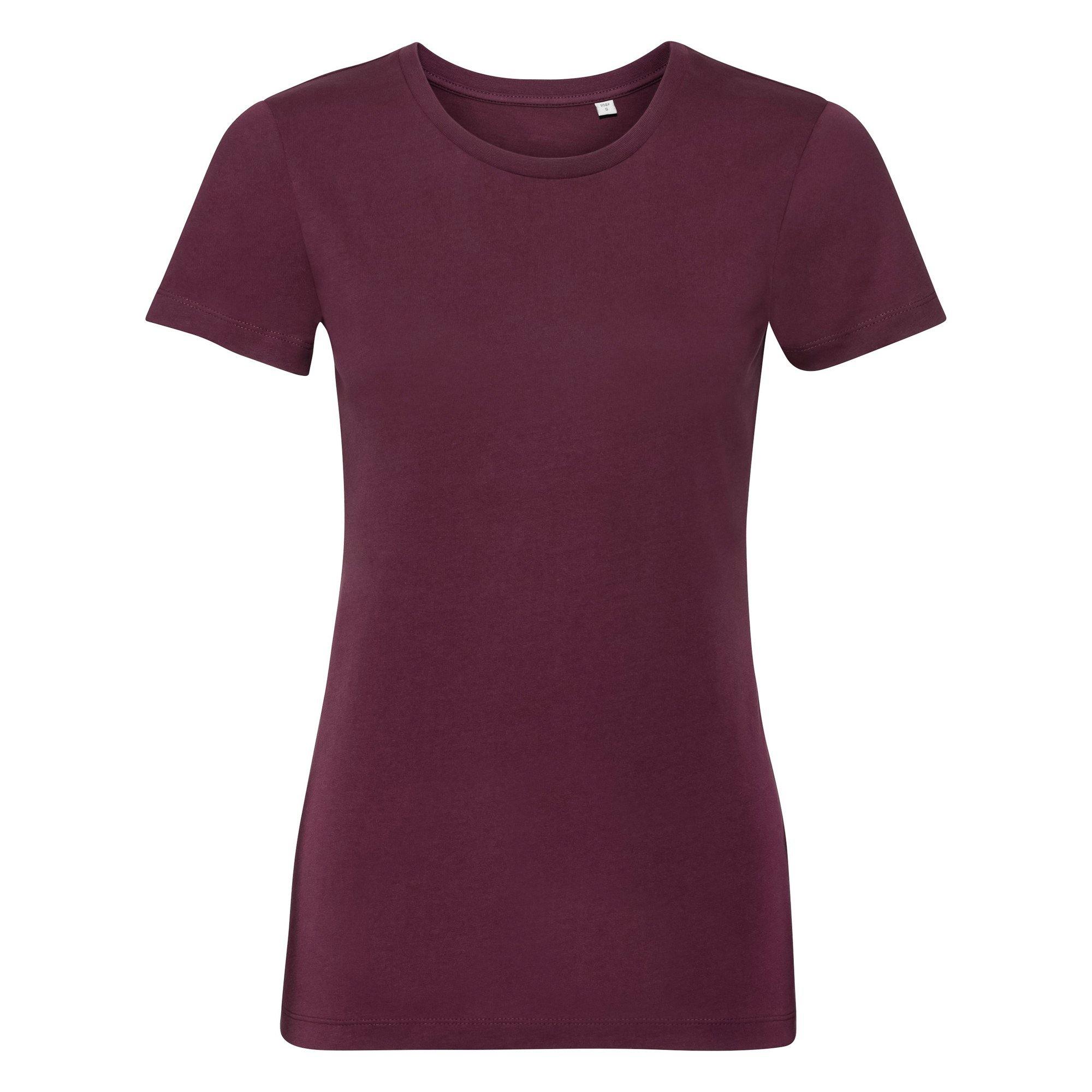 Image of Authentic Tshirt Damen Weinrot XL