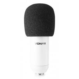 Vonyx  Vonyx CMS300W Bianco Microfono da studio 