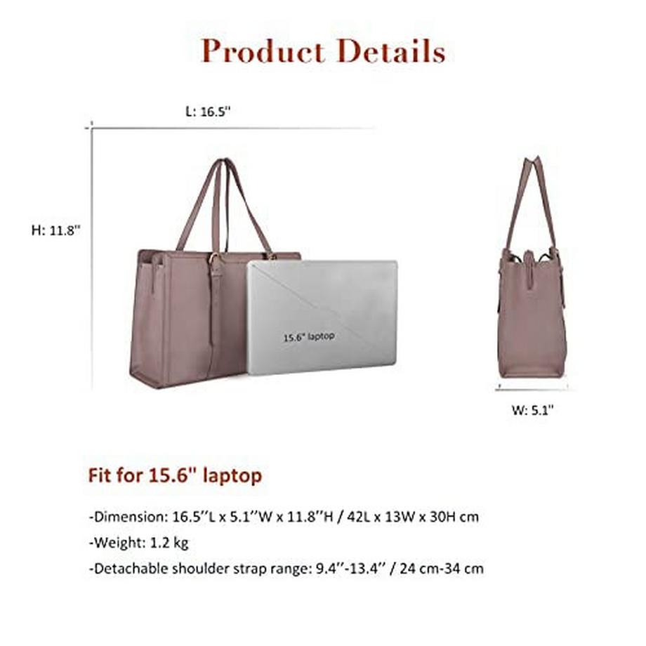 Only-bags.store Laptop Aktentasche Grosse Business Arbeitstasche  