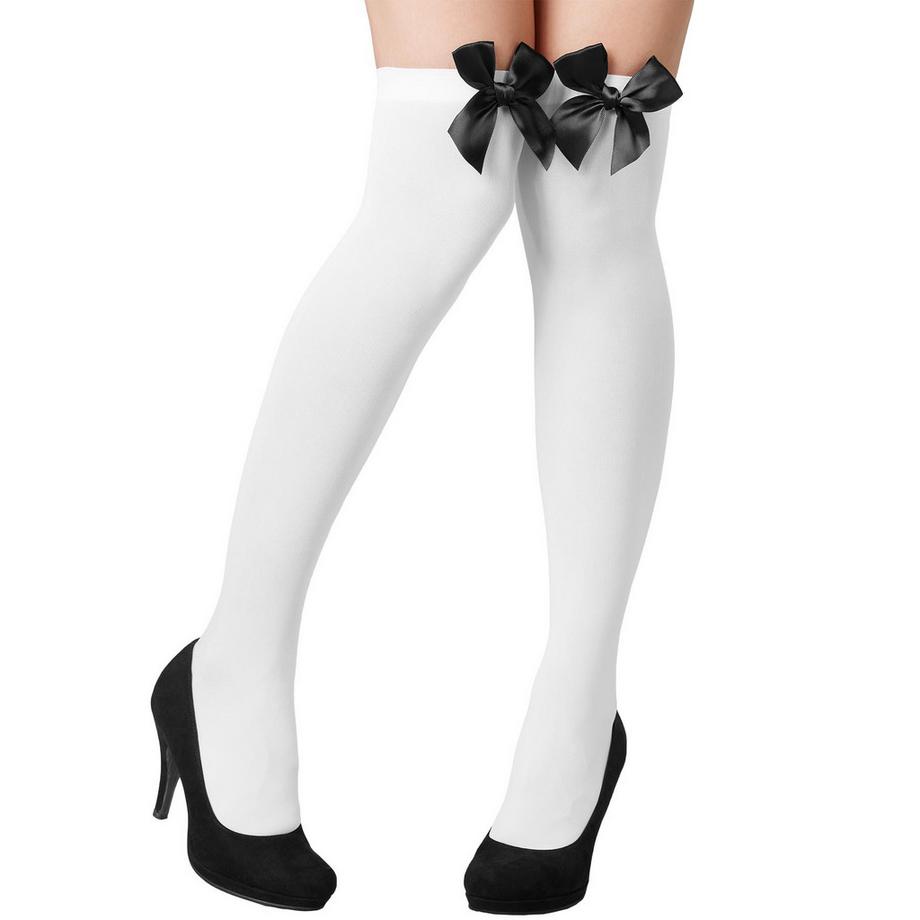 Tectake  Overknee-Strümpfe miter Schleife 