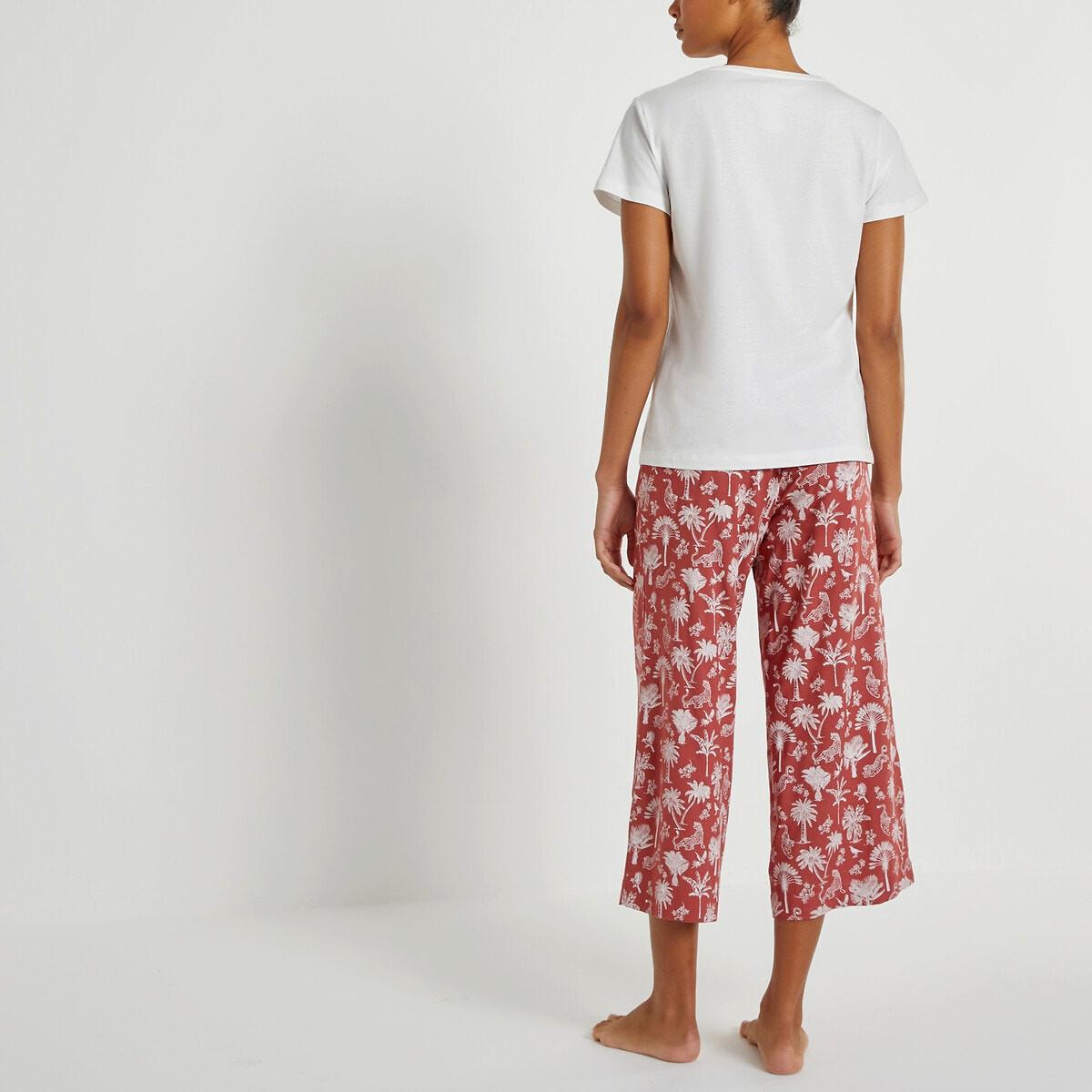 La Redoute Collections  Pyjama 7/8ème à manches courtes 