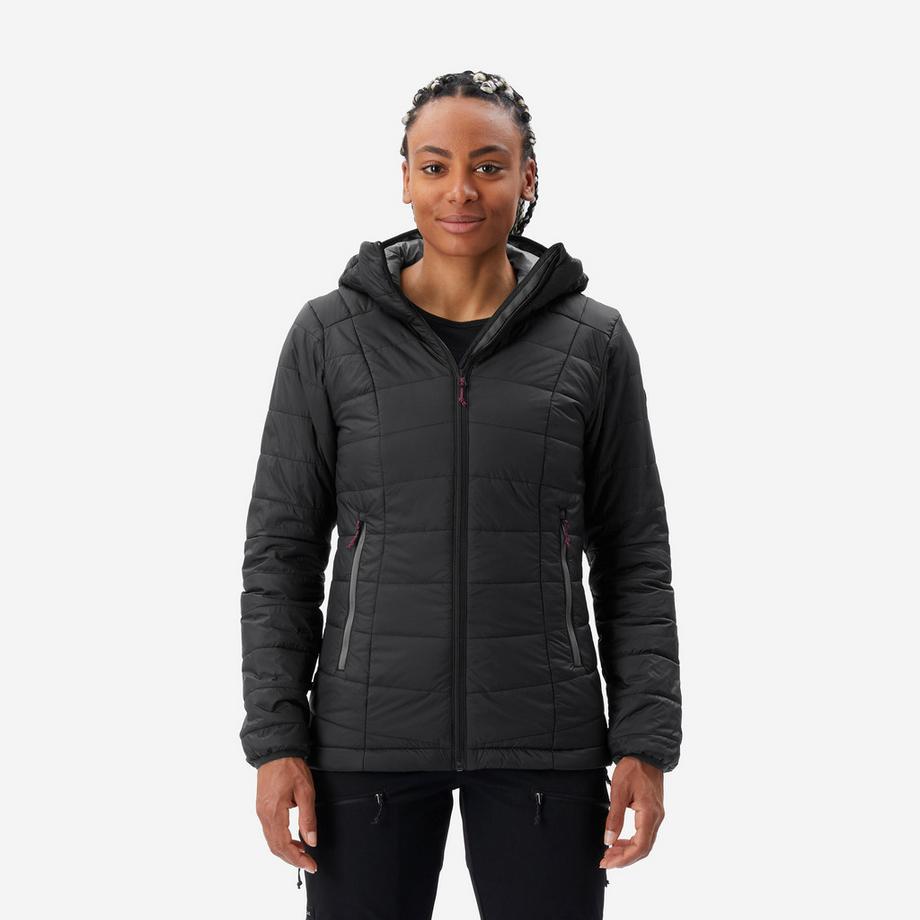 FORCLAZ MT100 Giacca Imbottita con Cappuccio Trekking Montagna  