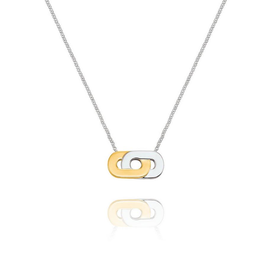Collier STYLE en argent 925 bicolore