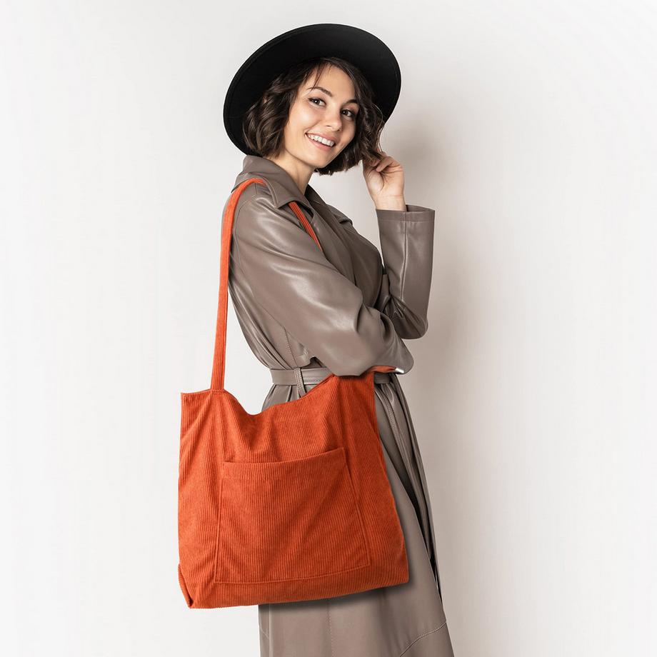 Only-bags.store Kordtasche Umhängetasche mit Reissverschluss  