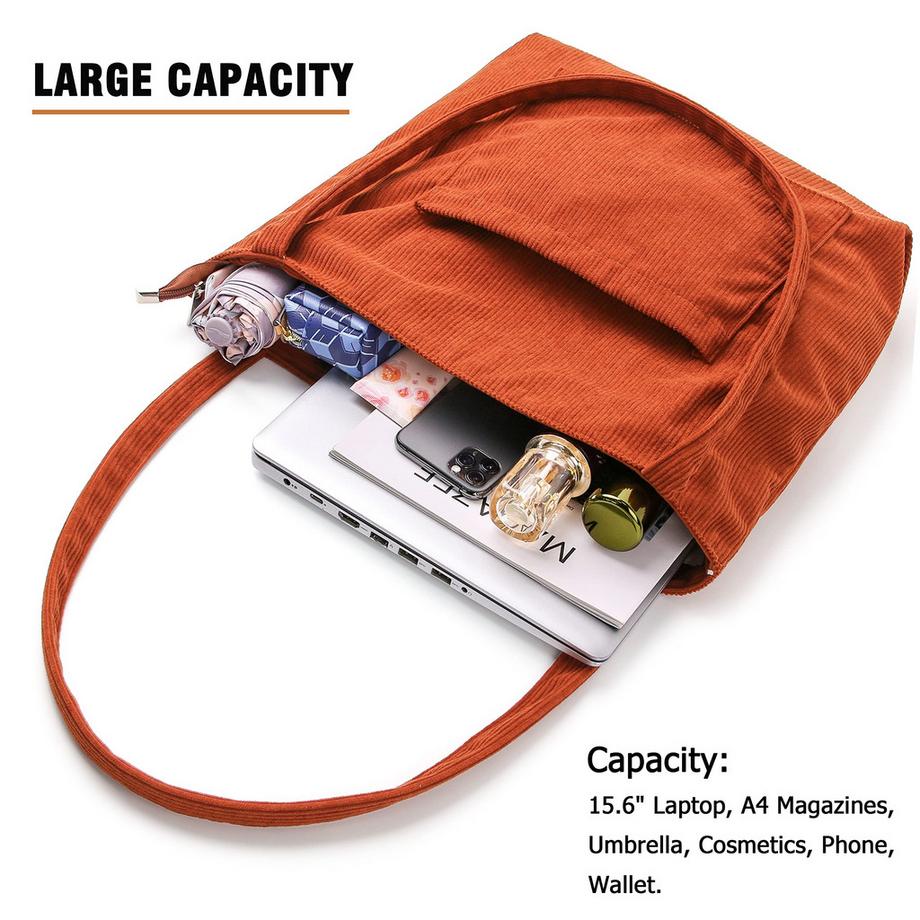 Only-bags.store Kordtasche Umhängetasche mit Reissverschluss  