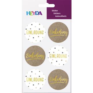 HEYDA  HEYDA 203780820 sticker decorativi Carta Multicolore 6 pz 