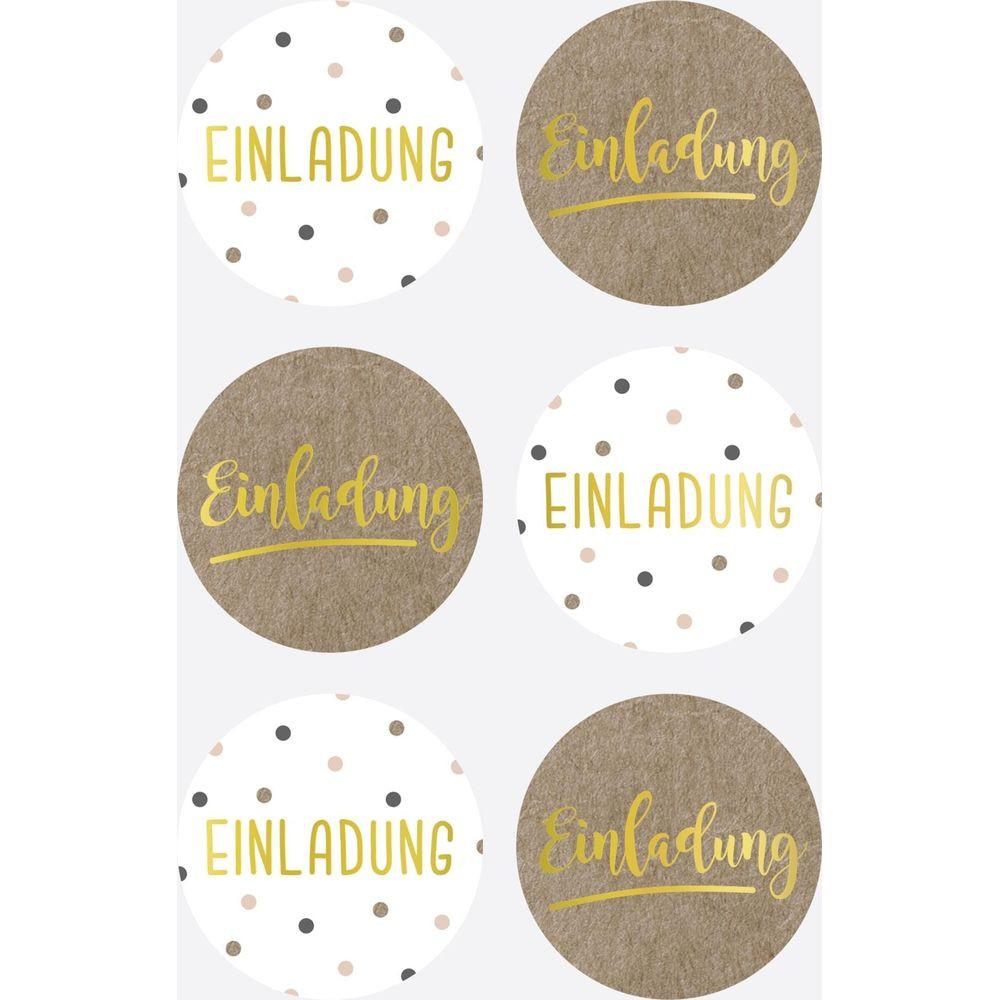 Image of 203780820 Dekorativer Aufkleber Papier Mehrfarbig 6 Stück(e) Multicolor