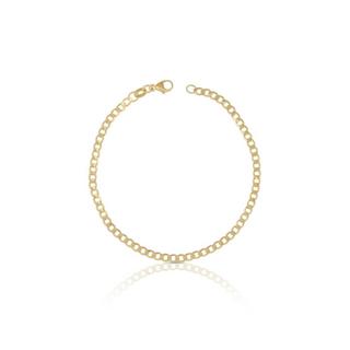 MUAU Schmuck  Bracelet Panzer Gelbgold 750, 19cm, 3.1mm 