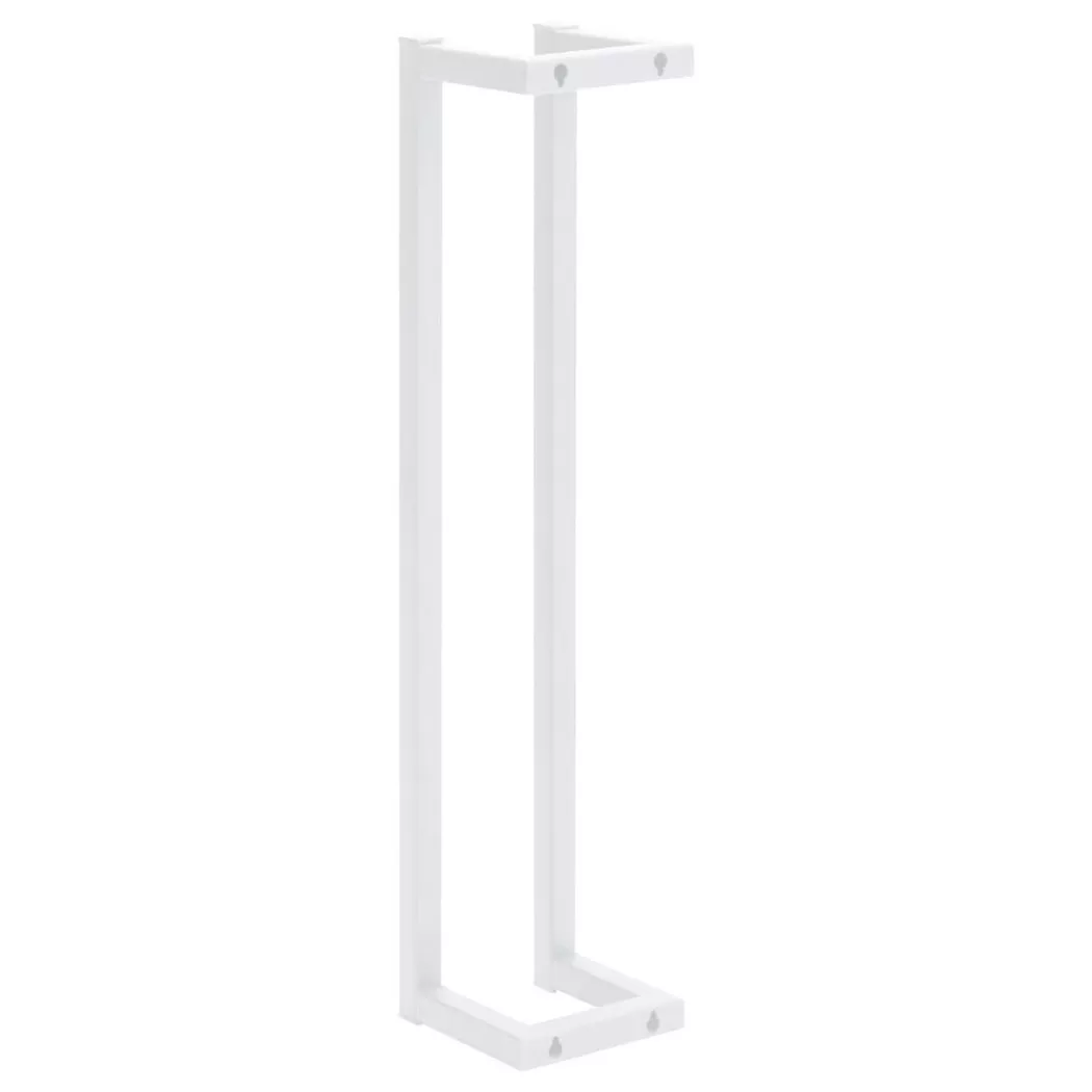 VidaXL - barra per asciugamani Acciaio, One Size, Blanco