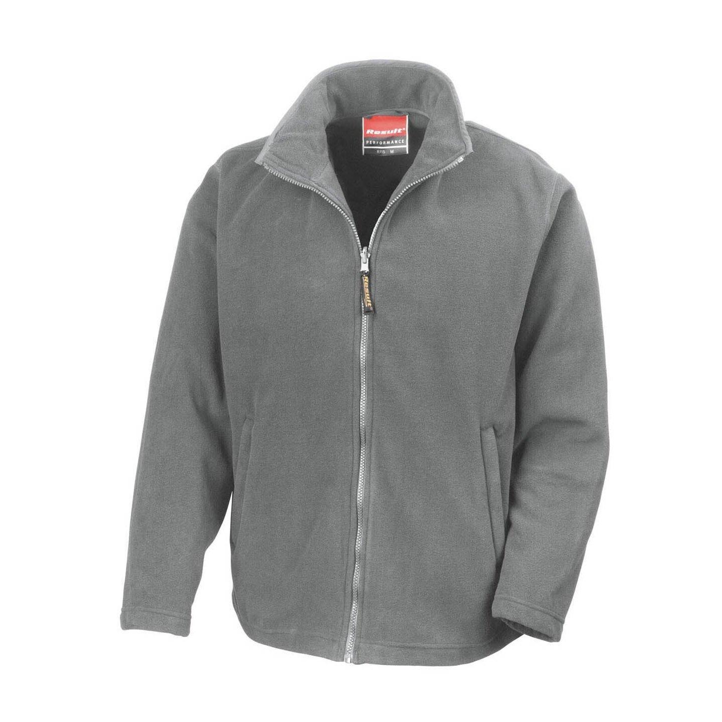 Image of Mikrofleecejacke, Wasserabweisend, Atmungsaktiv Herren Grau XS