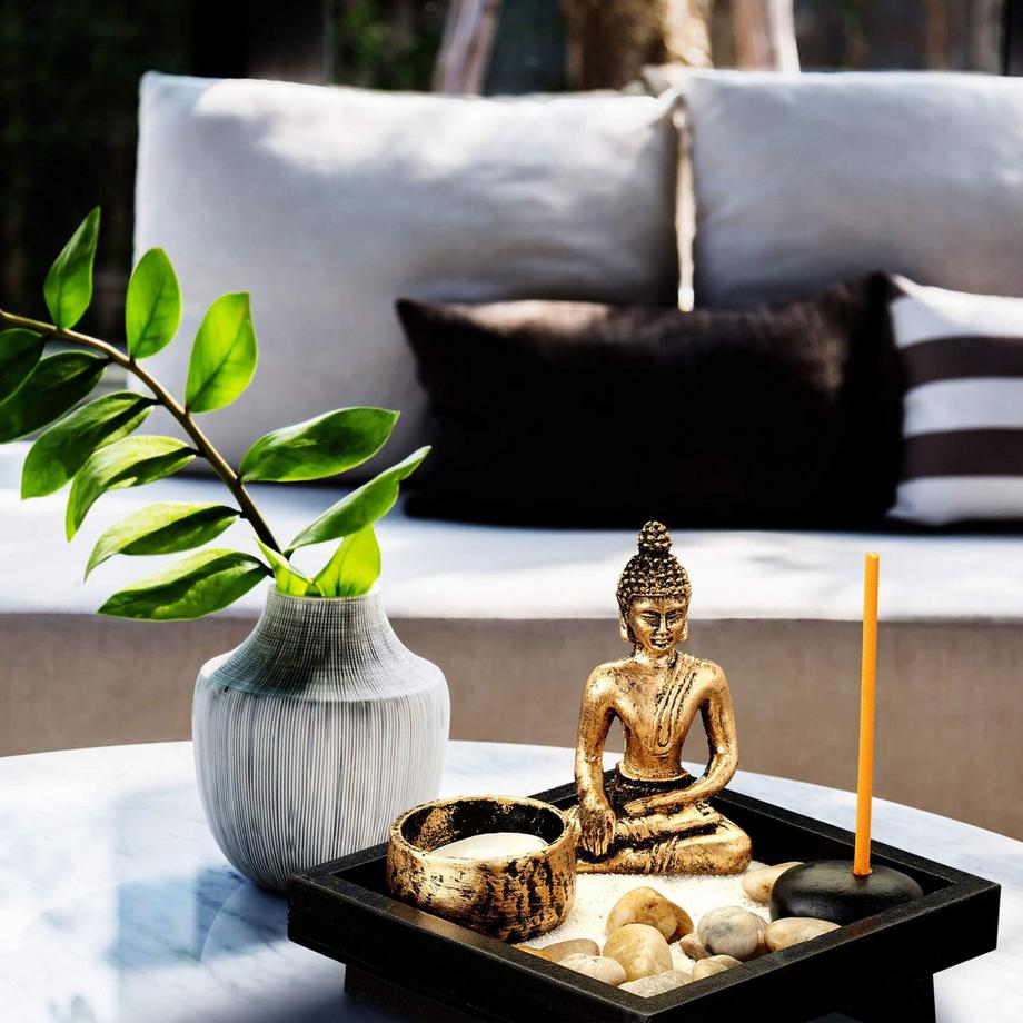 B2X  Zen-Garten mit Buddha 