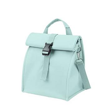 Sac isotherme Petit grand sac à déjeuner 10 L Sac de pique-nique à roulettes Sac à déjeuner extensible pour le travail, l'école, le pique-nique, le transport de nourriture en voyage (vert)