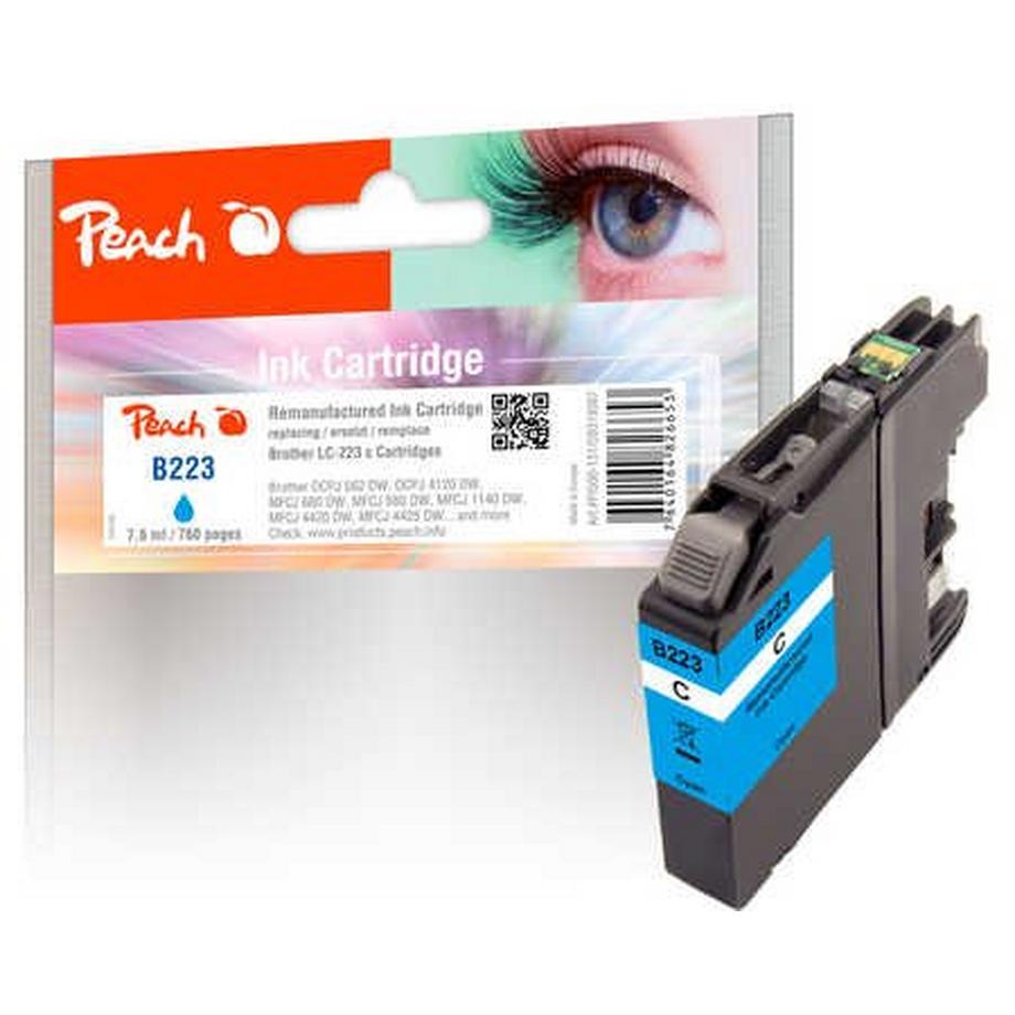 Peach  Tinte Brother LC-223 12 ml, cyan 