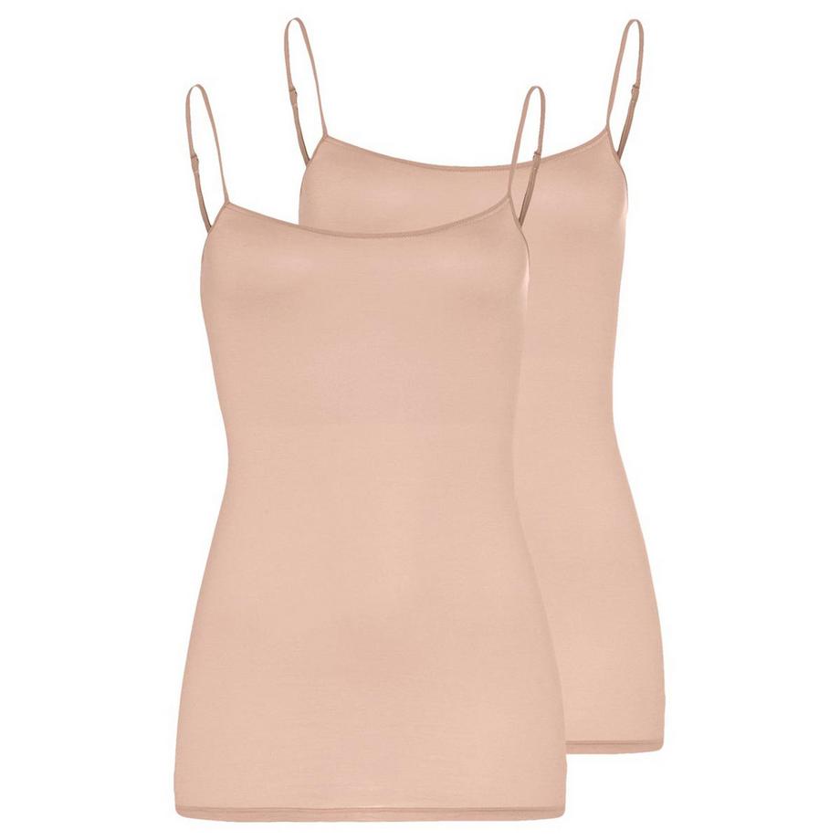 HANRO  Ultralight lot de 2  - tops à bretelles spaghetti 
