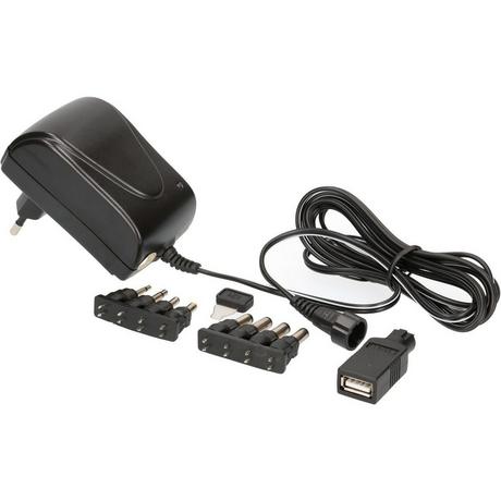 Max Hauri  113774 adaptateur de puissance & onduleur Intérieure 10 W Noir 